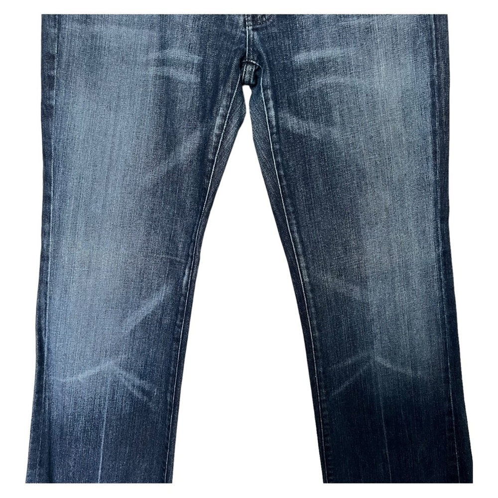 7 for all Mankind Bootcut Jeans Pink  Stitching Womens Size 31 - Picture 7 of 13